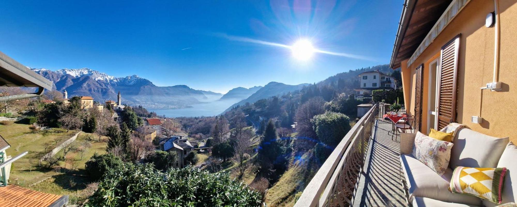 Panoramic Lakeview House Bellagio Civenna المظهر الخارجي الصورة